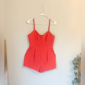 Forever 21 Brand- Red Shorts Romper Size S